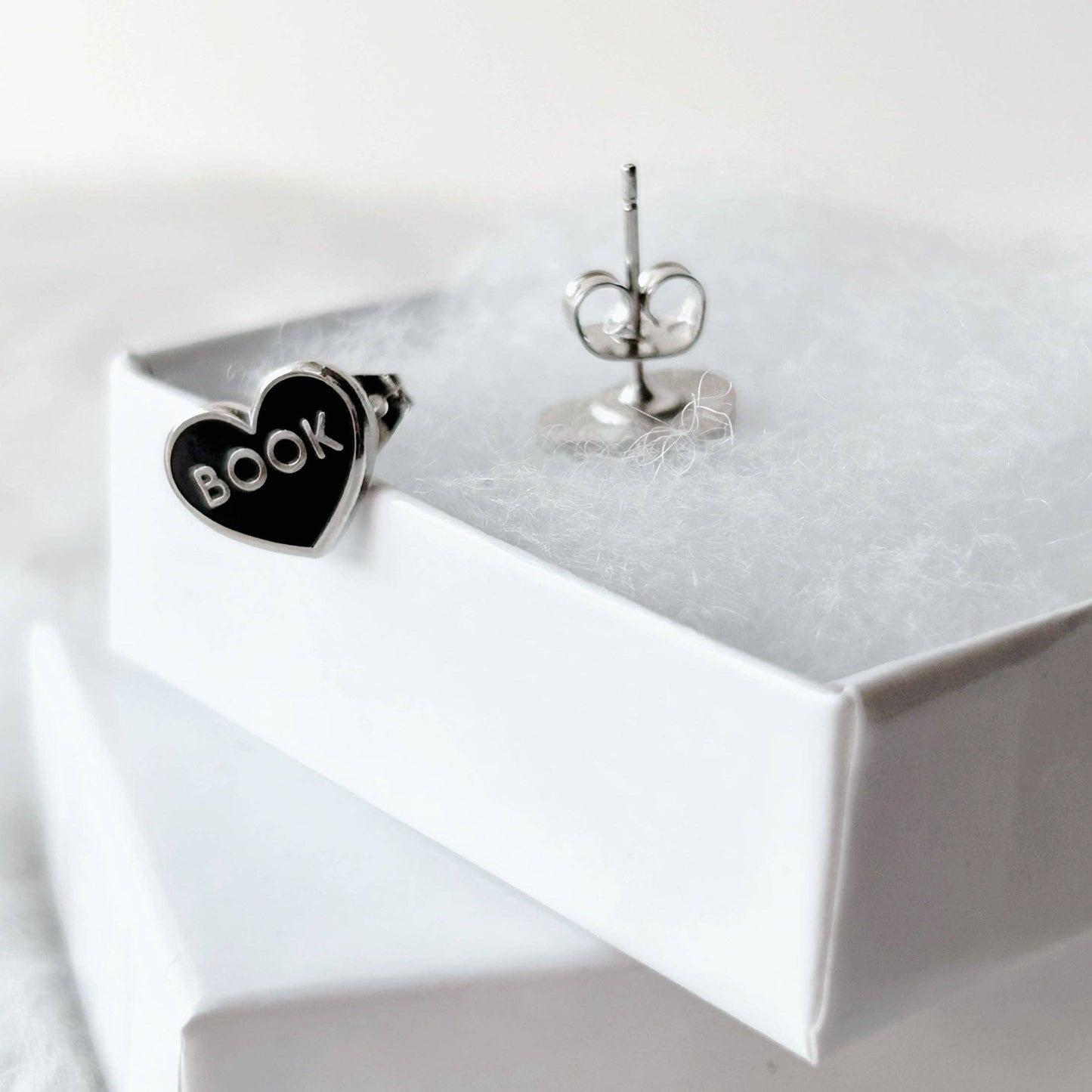 Black Book Dragon Earrings