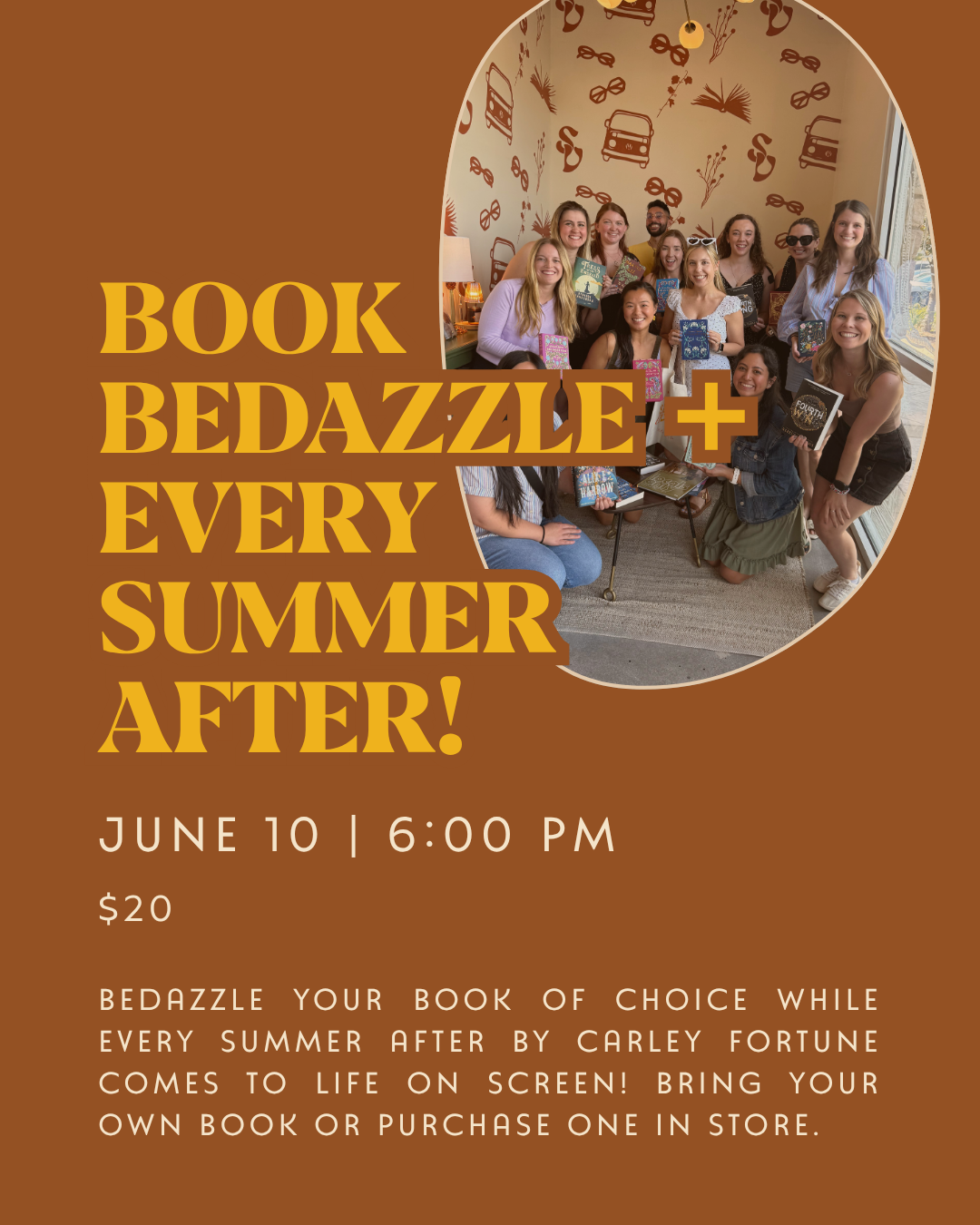 Book Bedazzle + Every Summer After: June 10th at 6PM