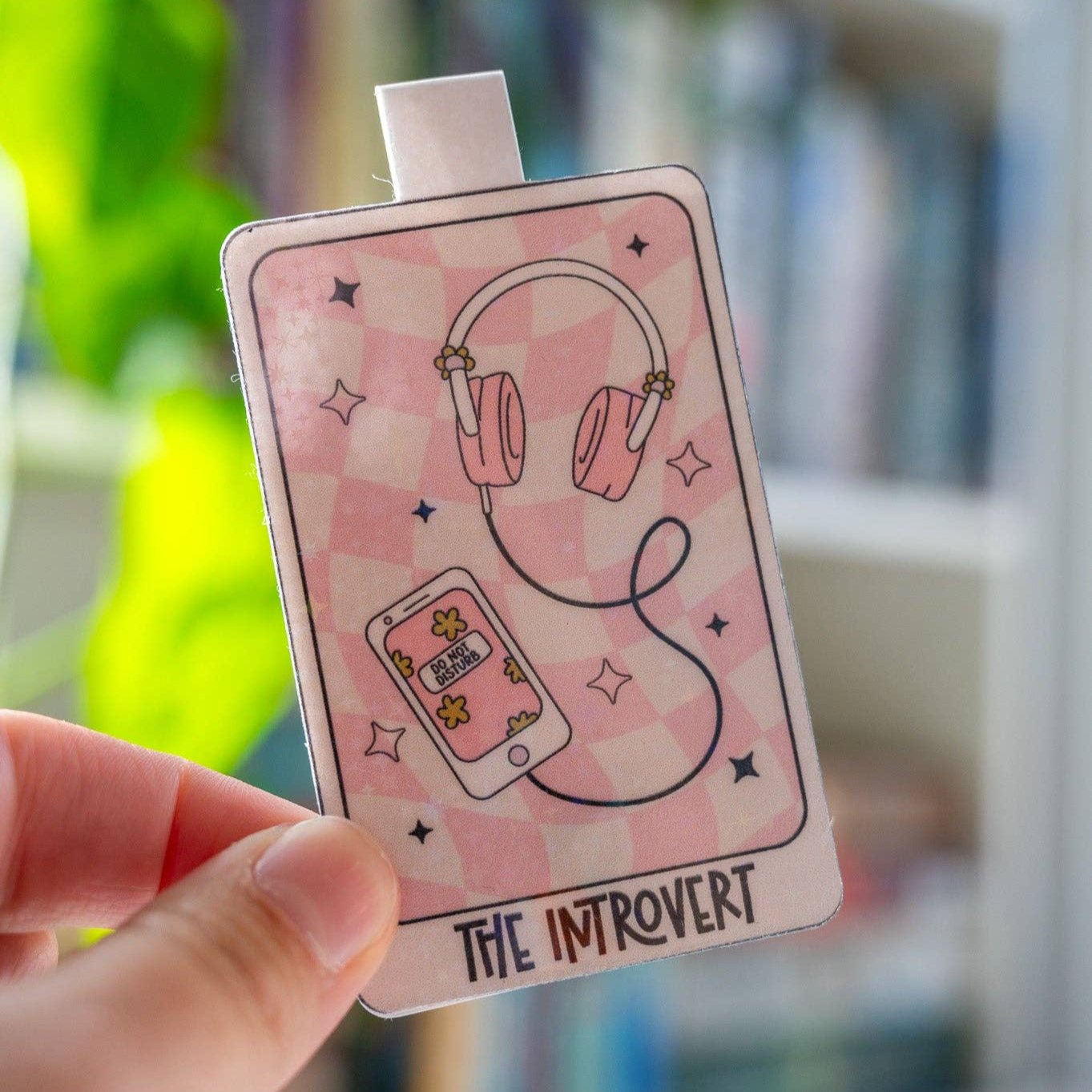 The Introvert Tarot Card Magnetic Bookmark