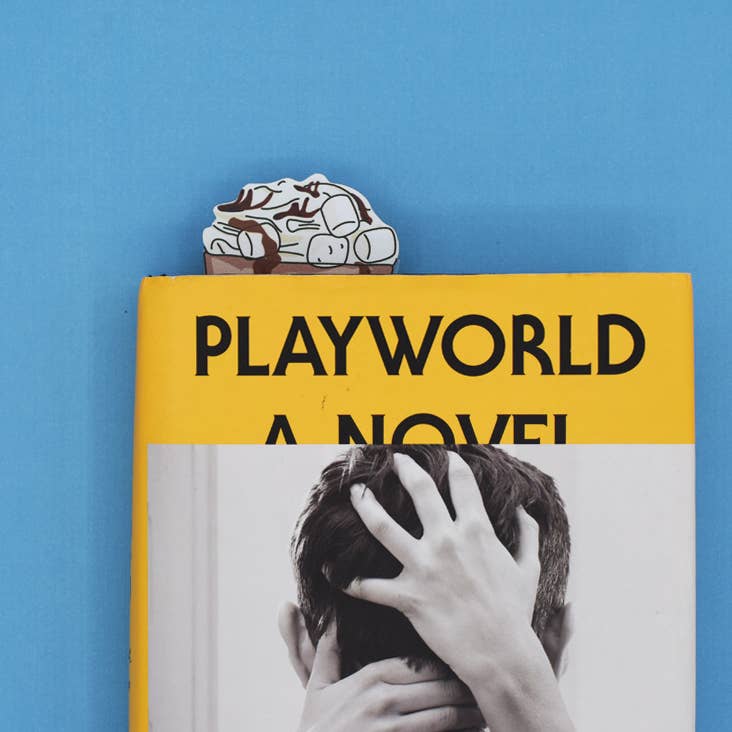 Hot Chocolate Bookmark (it's die cut!)