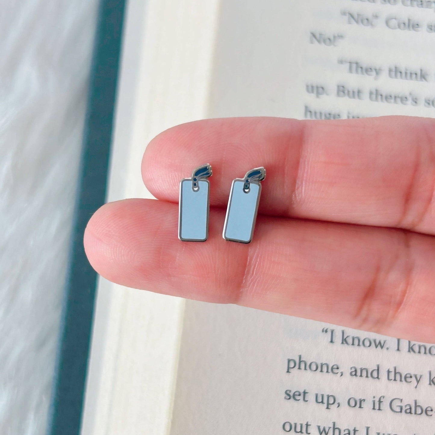 Bookmark Earrings