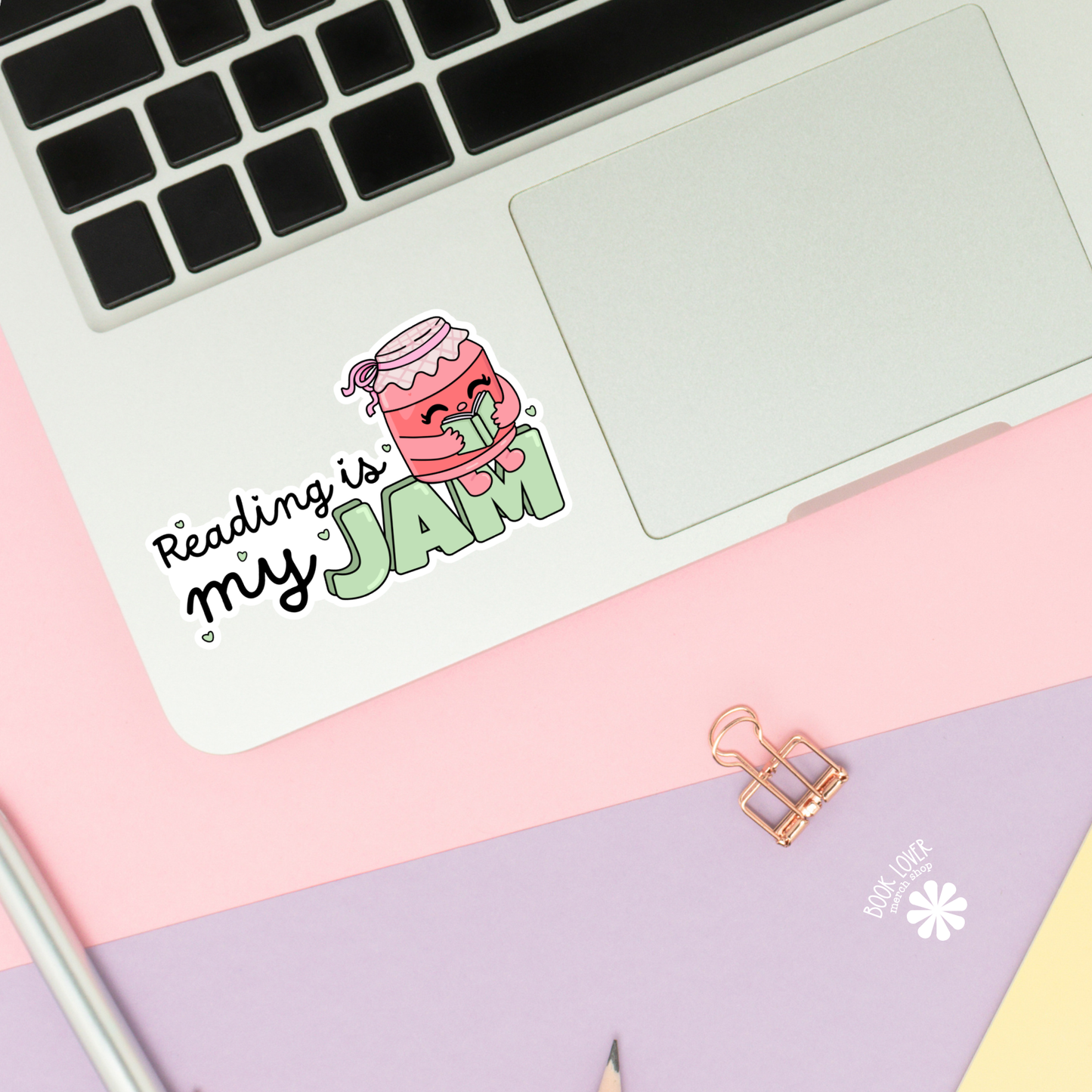 Reading is My Jam Stickers / Bookish Stickers / Book Lover