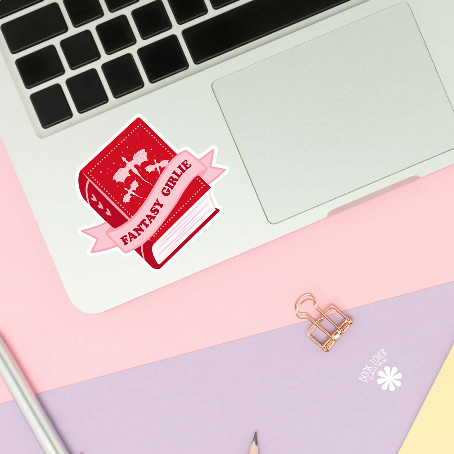 Fantasy Girlie Stickers / Bookish Stickers / Book Lover Gift