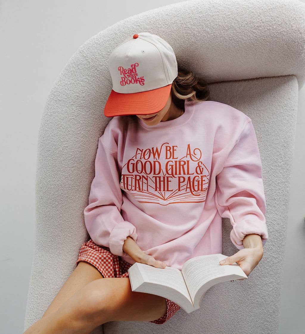 Read More Books Vintage Embroidered Trucker Hat