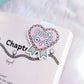 Book Lover Peach Magnetic Bookmark