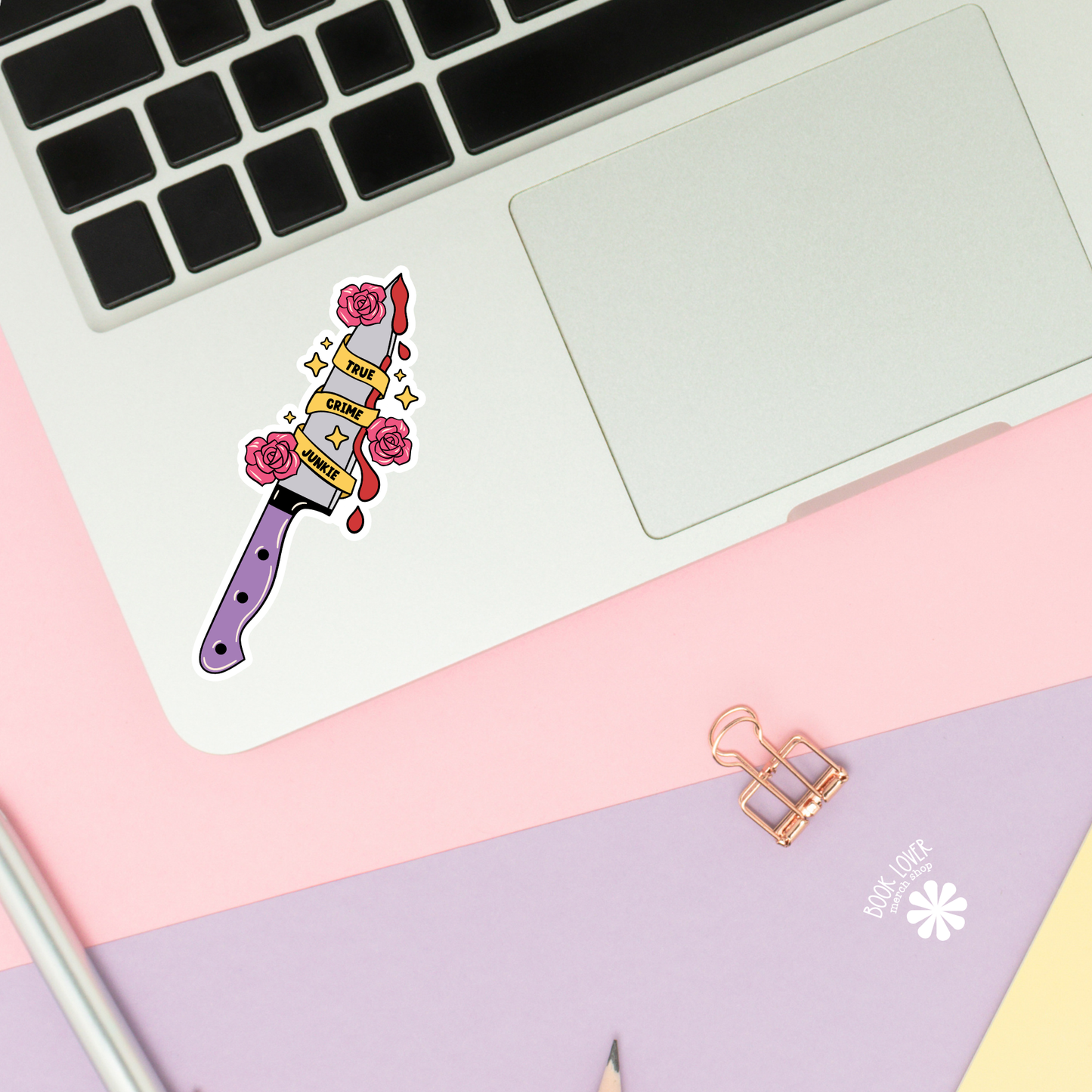 True Crime Junkie Stickers / Bookish Stickers / Book Lover