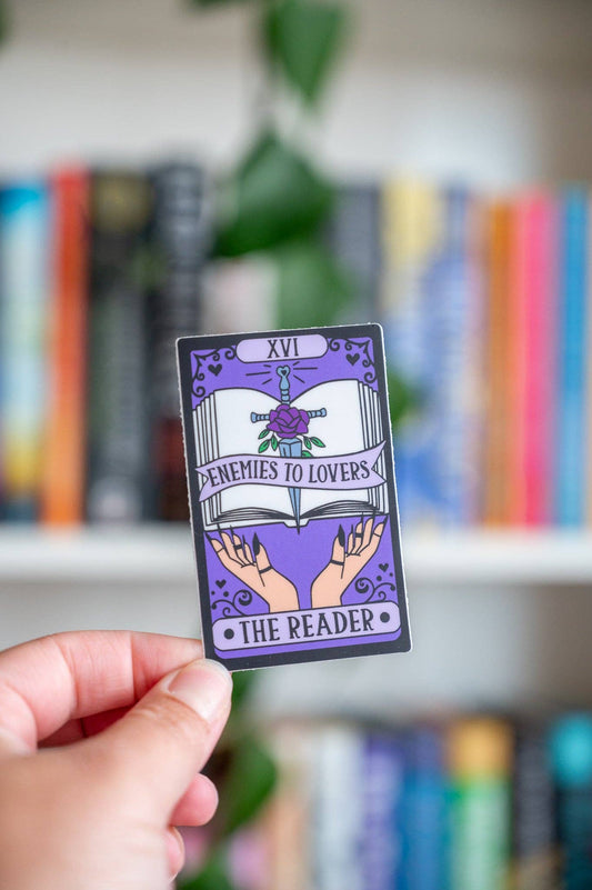 The Reader Tarot Card Vinyl Sticker