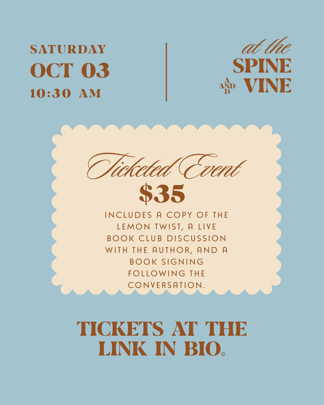 The Lemon Twist Book Club with Author Élan Les Vies