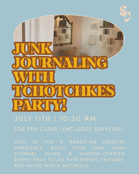 Junk Journaling Workshop: July 11th 10:30 AM