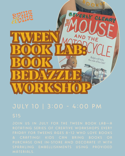 Tween Book Lab (Ages 8 - 12): Book Bedazzle Workshop (July 10th)