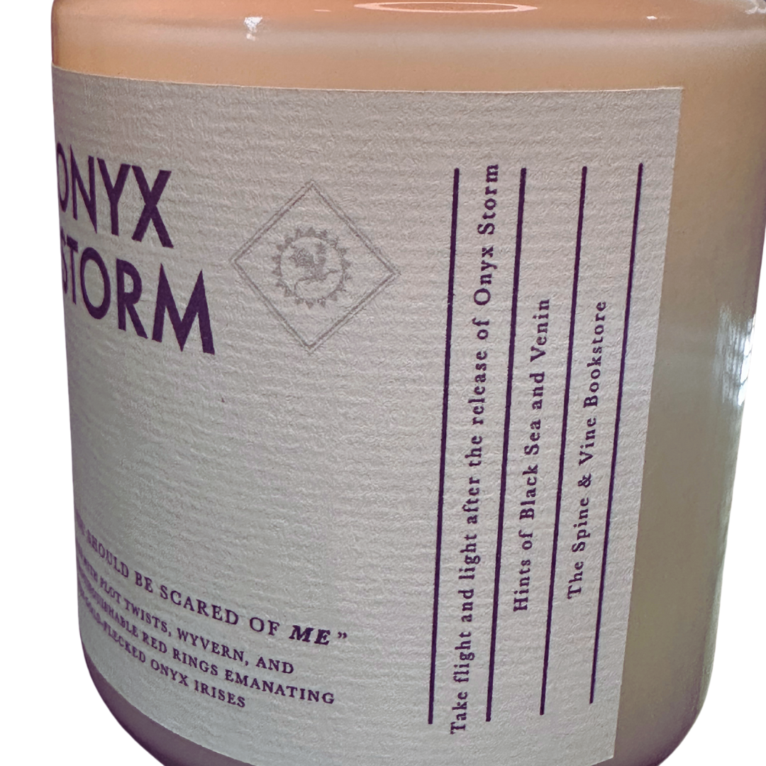 Spine & Vine Candle No. 1 | Onyx Storm