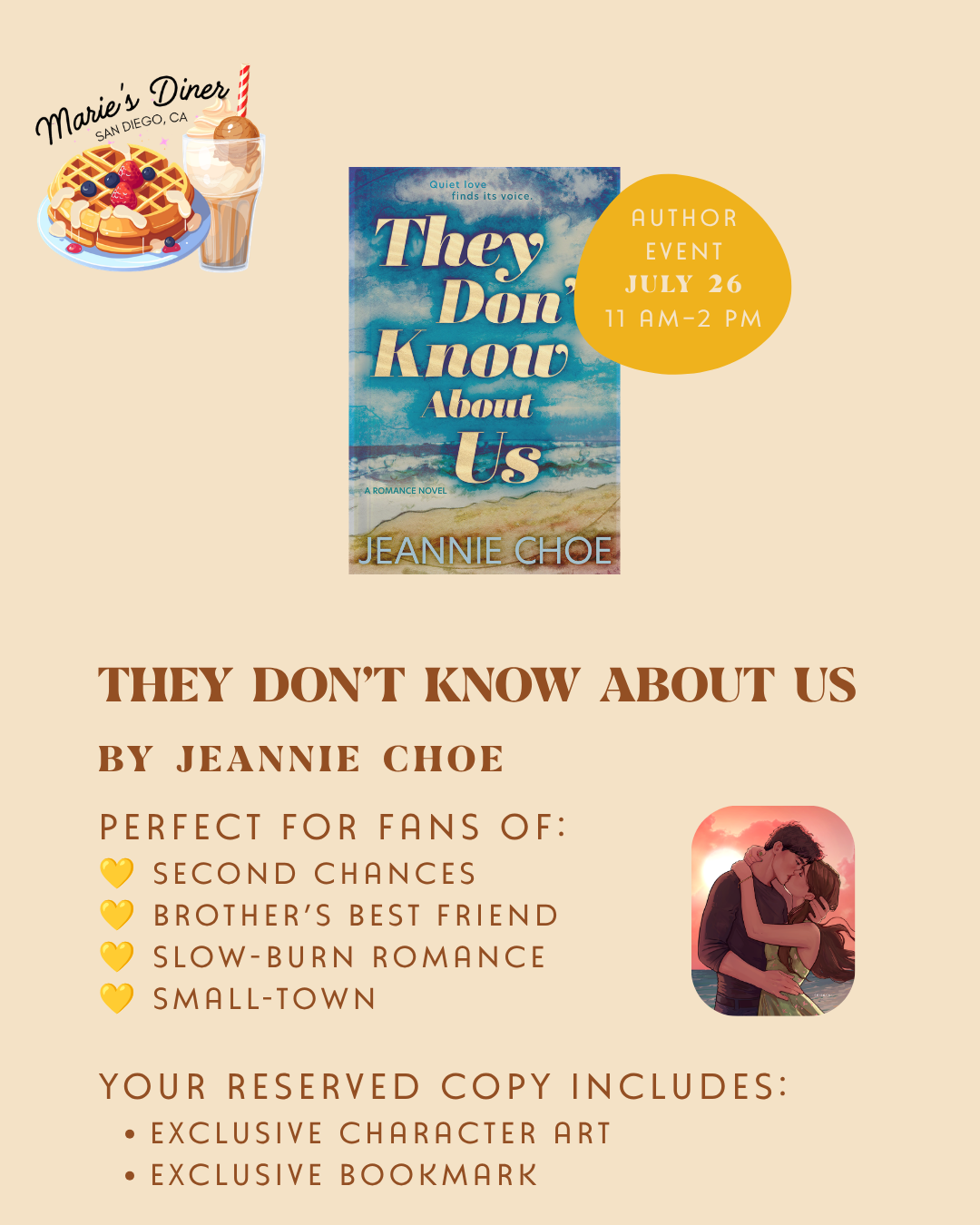 ✨ Exclusive Signed Preorder + Author Event | They Don't Know About Us by Jeannie Choe