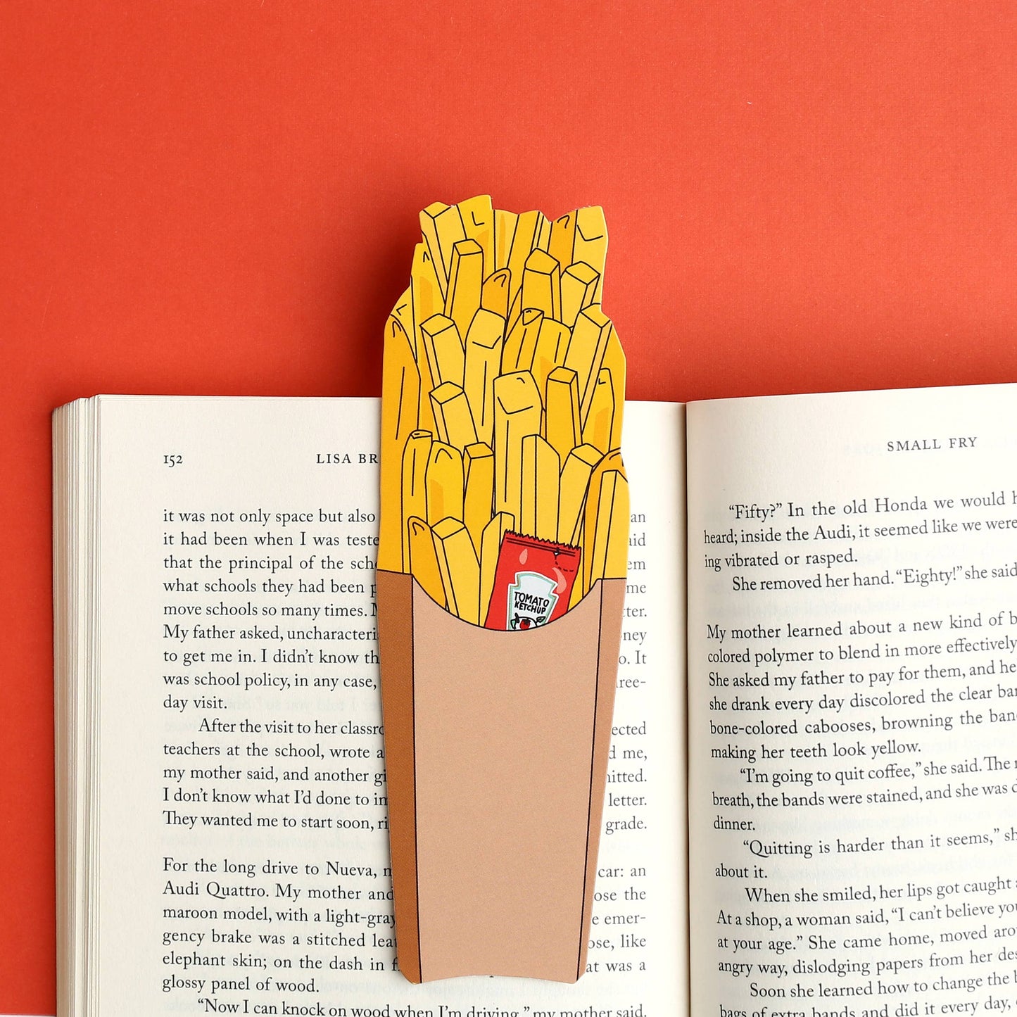 French Fries Bookmark (it's die cut!)