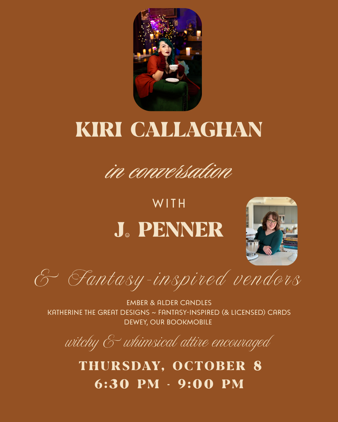 Kiri Callaghan at Briar Rose Winery: The Hearth Witch’s Guide to Spite & Spellwork