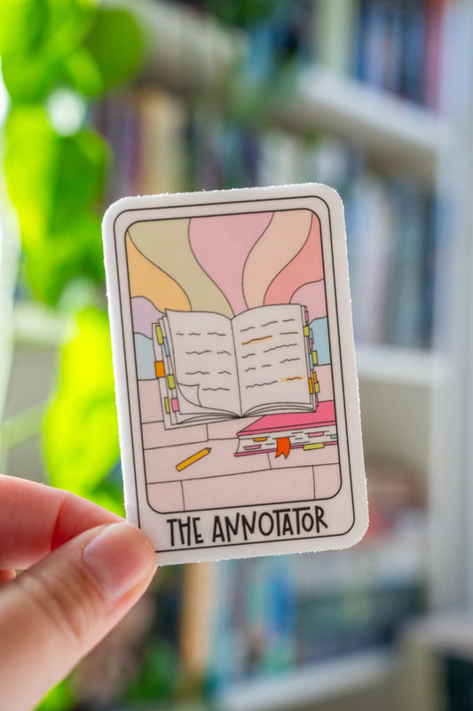 The Annotator Tarot Card