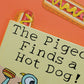 Hot Dog Bookmark (it's die cut!)