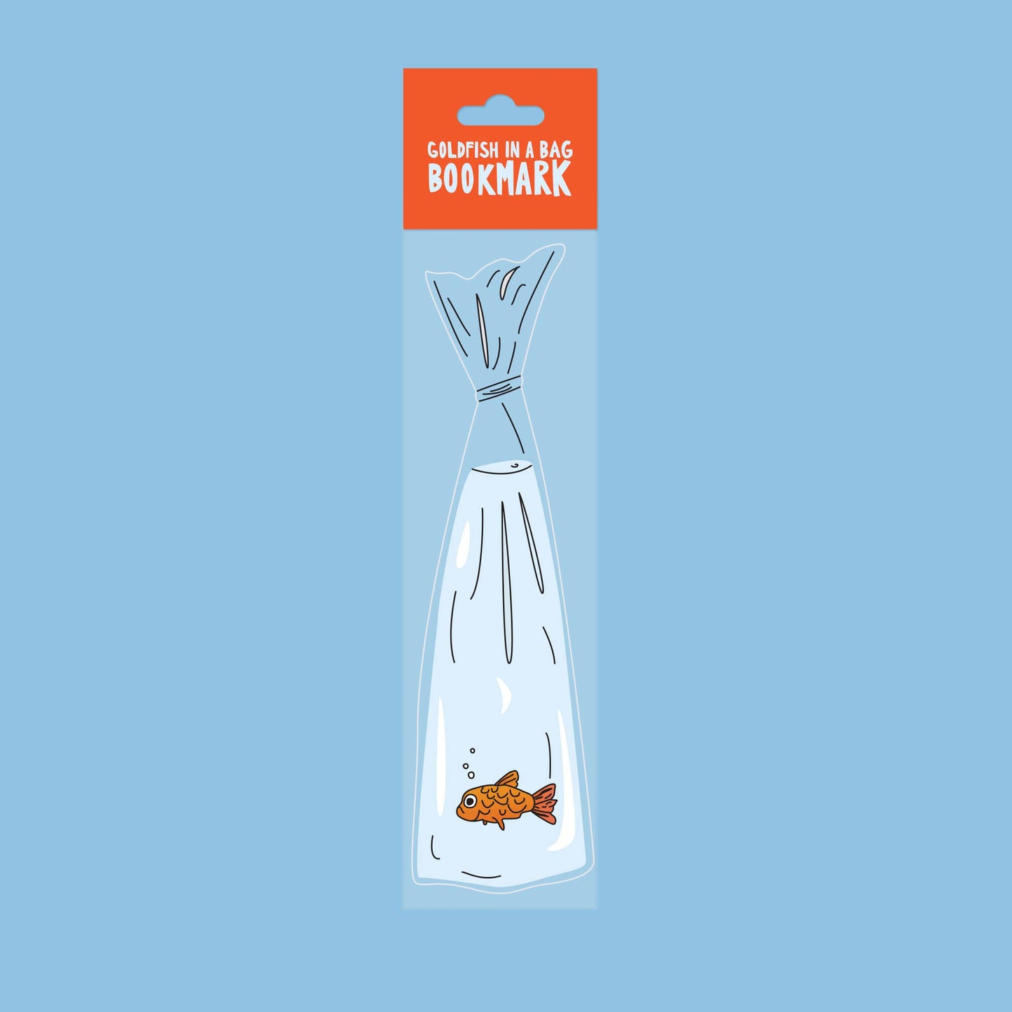 Goldfish in a Bag Bookmark (it's die cut!)