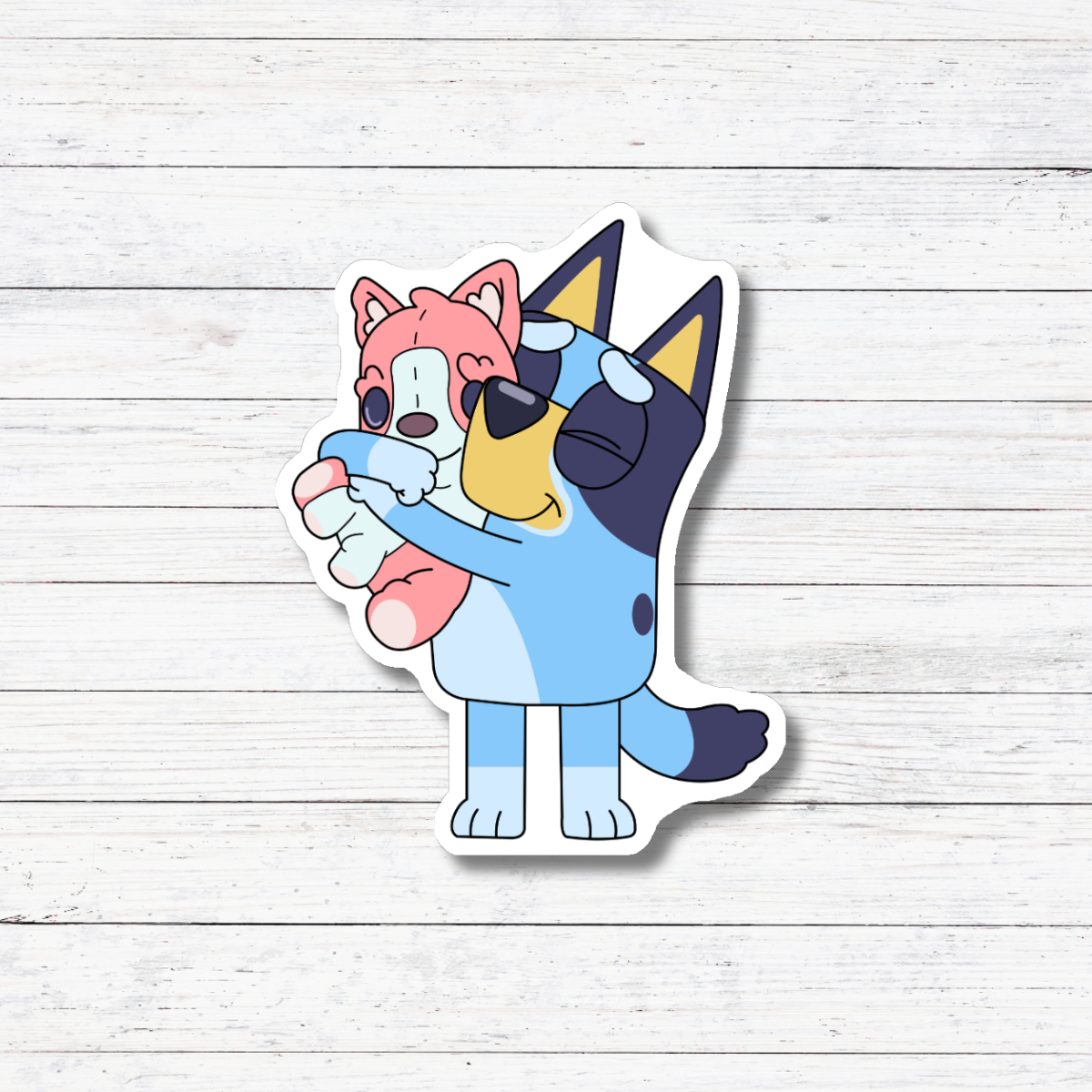 Bluey Sticker: Polly Puppy Hug