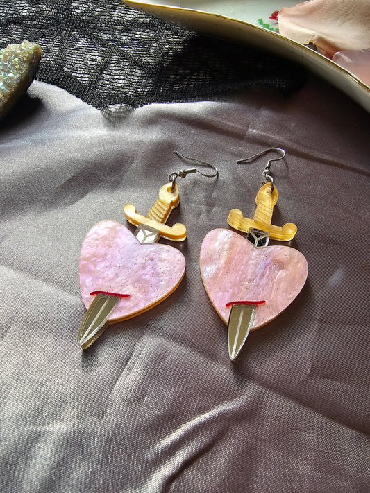 Pink Heart Daggers