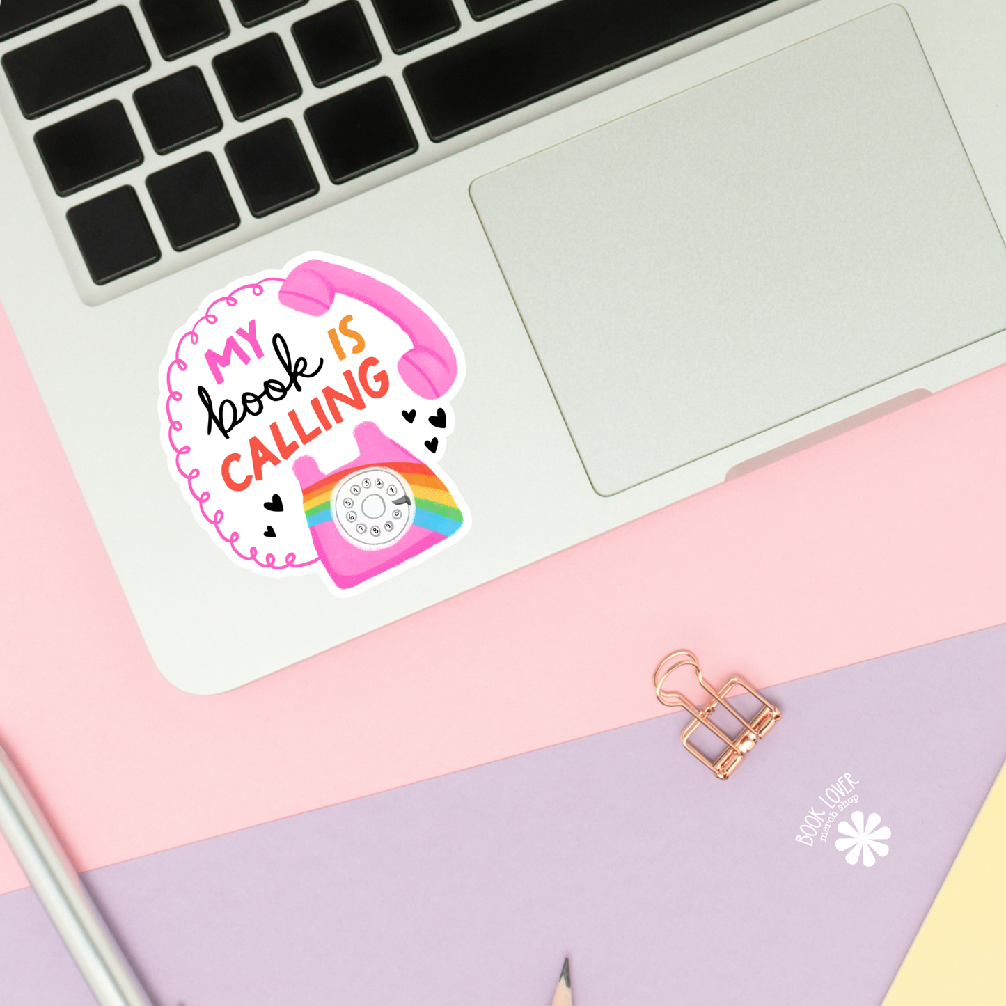 My Book Is Calling Stickers / Bookish Stickers / Book Lover