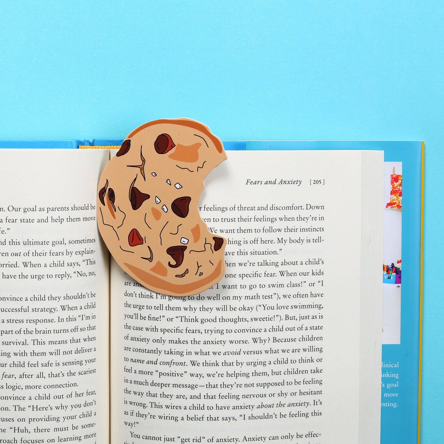 Chocolate Chip Cookie Bookmark (it's die cut!)