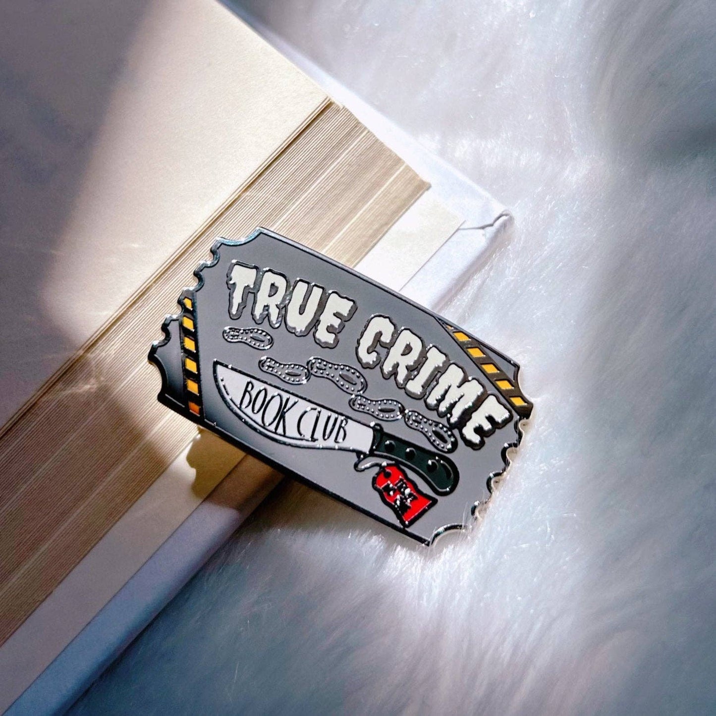 True Crime Book Club Enamel Pin
