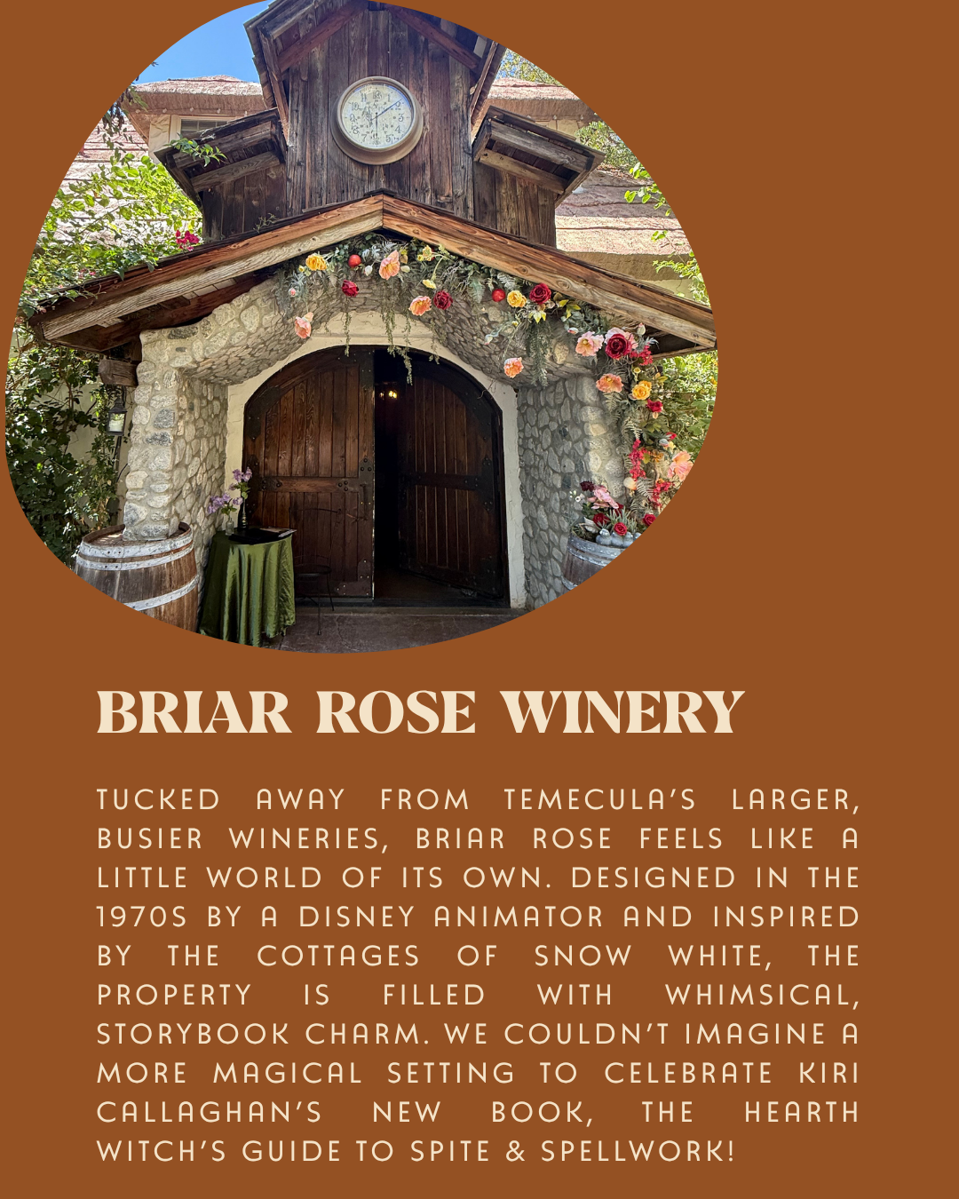 Kiri Callaghan at Briar Rose Winery: The Hearth Witch’s Guide to Spite & Spellwork