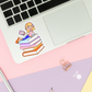 Bookish Girl Stickers / Bookish Stickers / Book Lover Gift