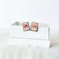 Pink Bow Earrings