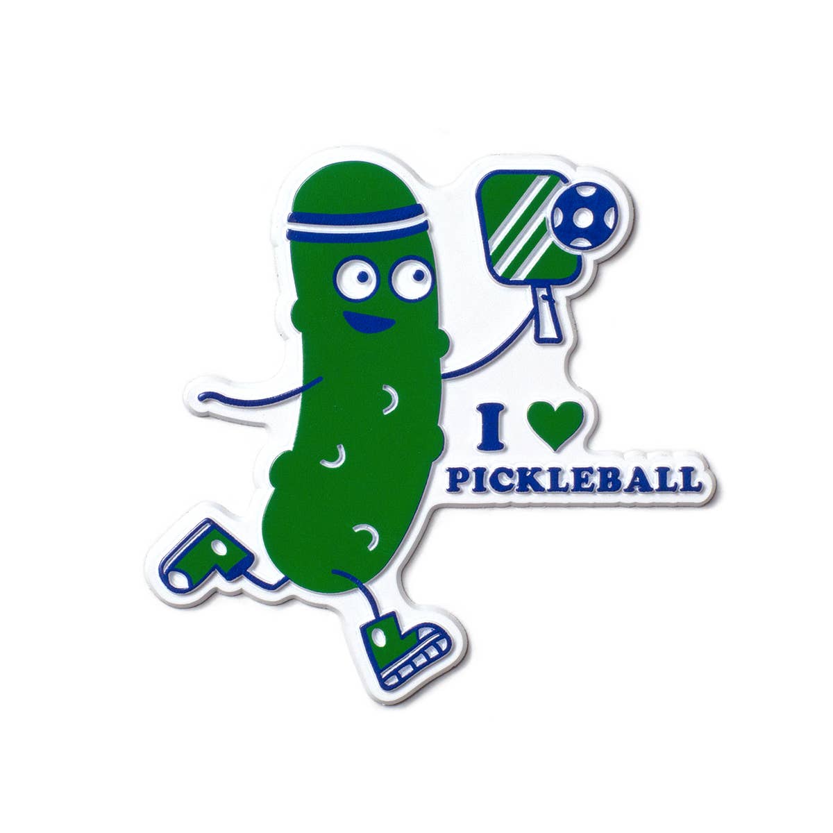 Pickleball Player Retro Magnet