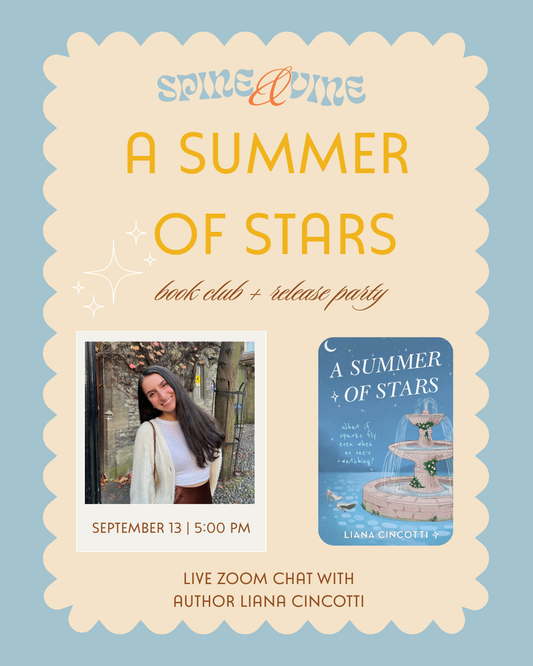 A Summer of Stars Book Club + Release Party with Liana Cincotti | Live Author Chat