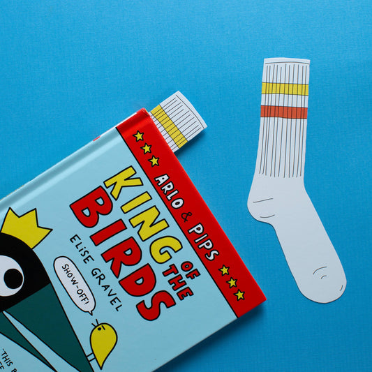 Sock Bookmark (it's die cut!)