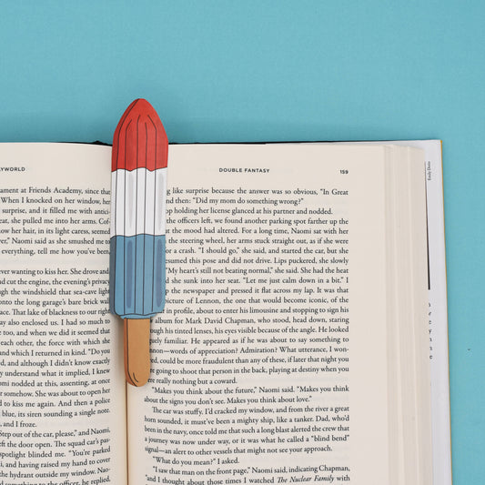 Popsicle Bookmark (it's die cut!)