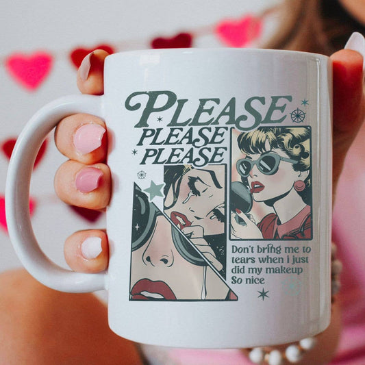 Please Please Please - Sabrina Carpenter Inspired Coffee Mug