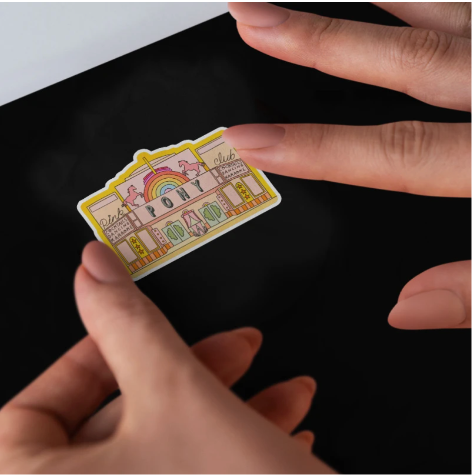 Pink Pony Club Sticker