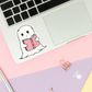 Ghost Reading Book Stickers / Bookish Stickers / Book Lover