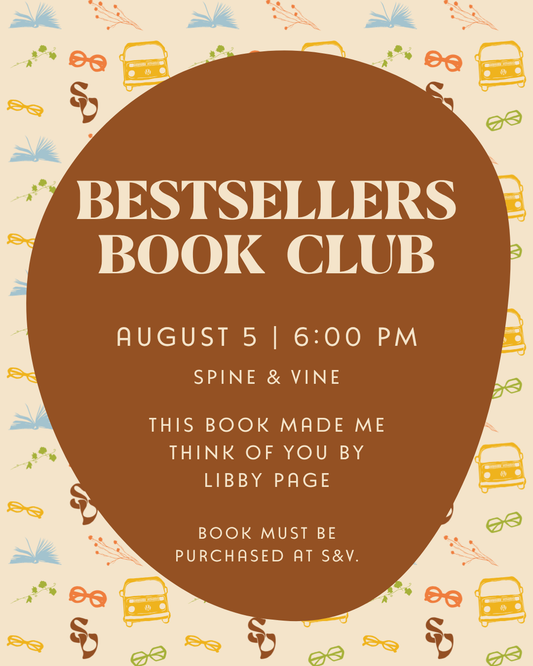 Bestsellers Book Club: This Book Made Me Think of You by Libby Page