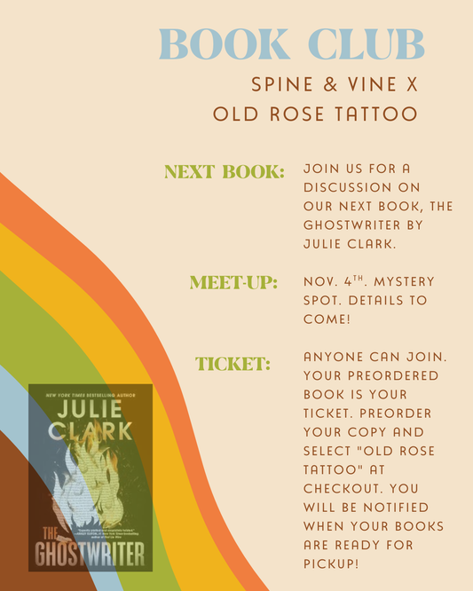 FALL ORT Book Club Pick: The Ghostwriter: A Novel