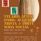 Velaris After Dark: ACOTAR Trivia + Dirty Soda — Books 1 & 2