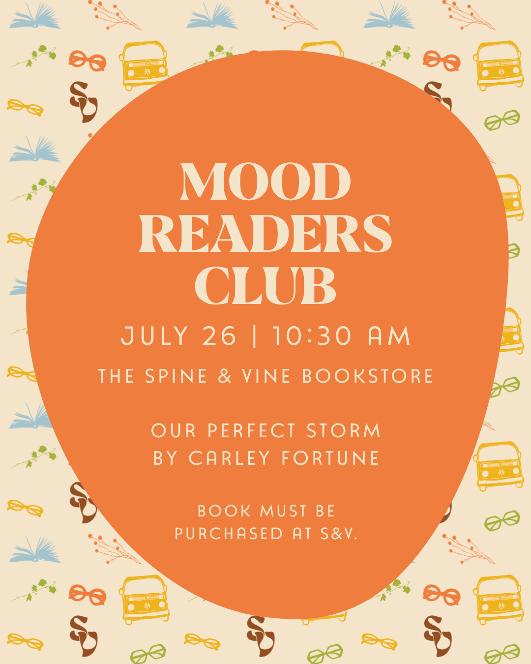 Mood Readers Book Club: Our Perfect Storm by Carley Fortune