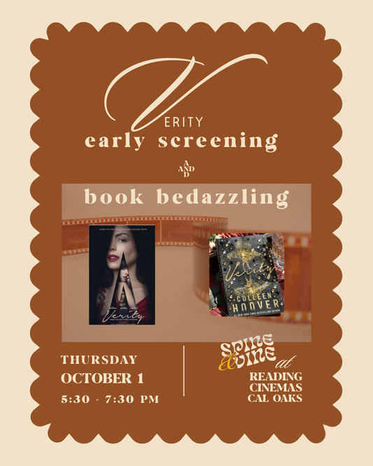 VERITY Girls’ Night Out at Reading Cinemas Cal Oaks! Book Bedazzling Before the Early Screening!