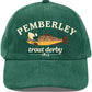 Pride and Prejudice Pemberley Trout Derby cap