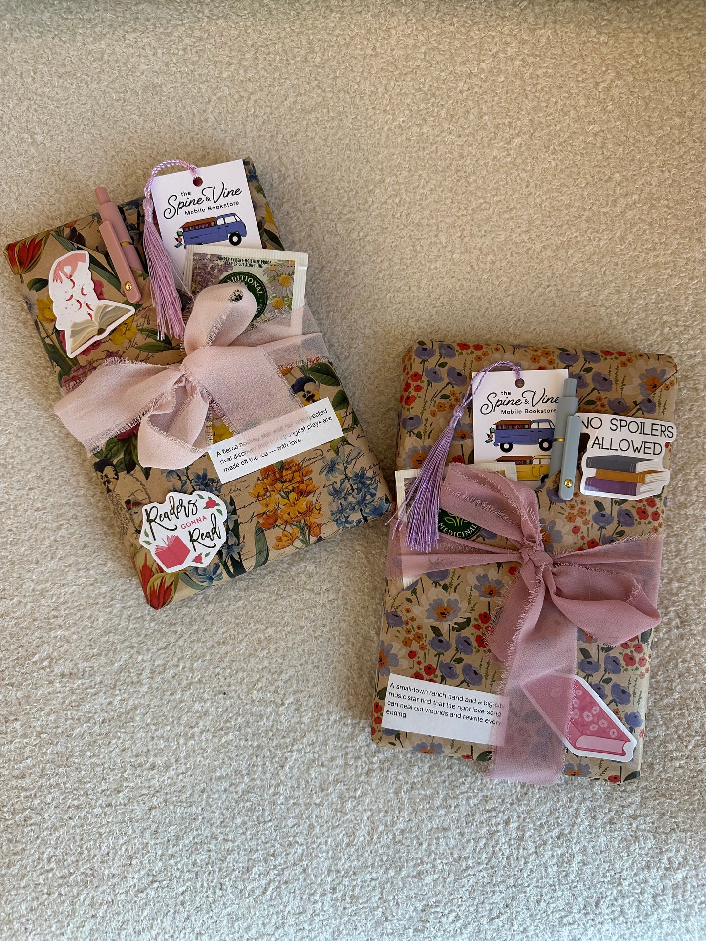 Stems & Stories: Blind Date Books & Flower Bouquet Bundles (PICKUP DATES 2/10 - 2/13)