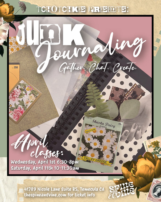 Junk Journaling Workshop Series: Handmade Envelopes - April 1 at 6:30 PM