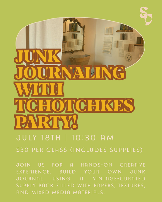 Junk Journal Workshop: July 18th at 10:30AM