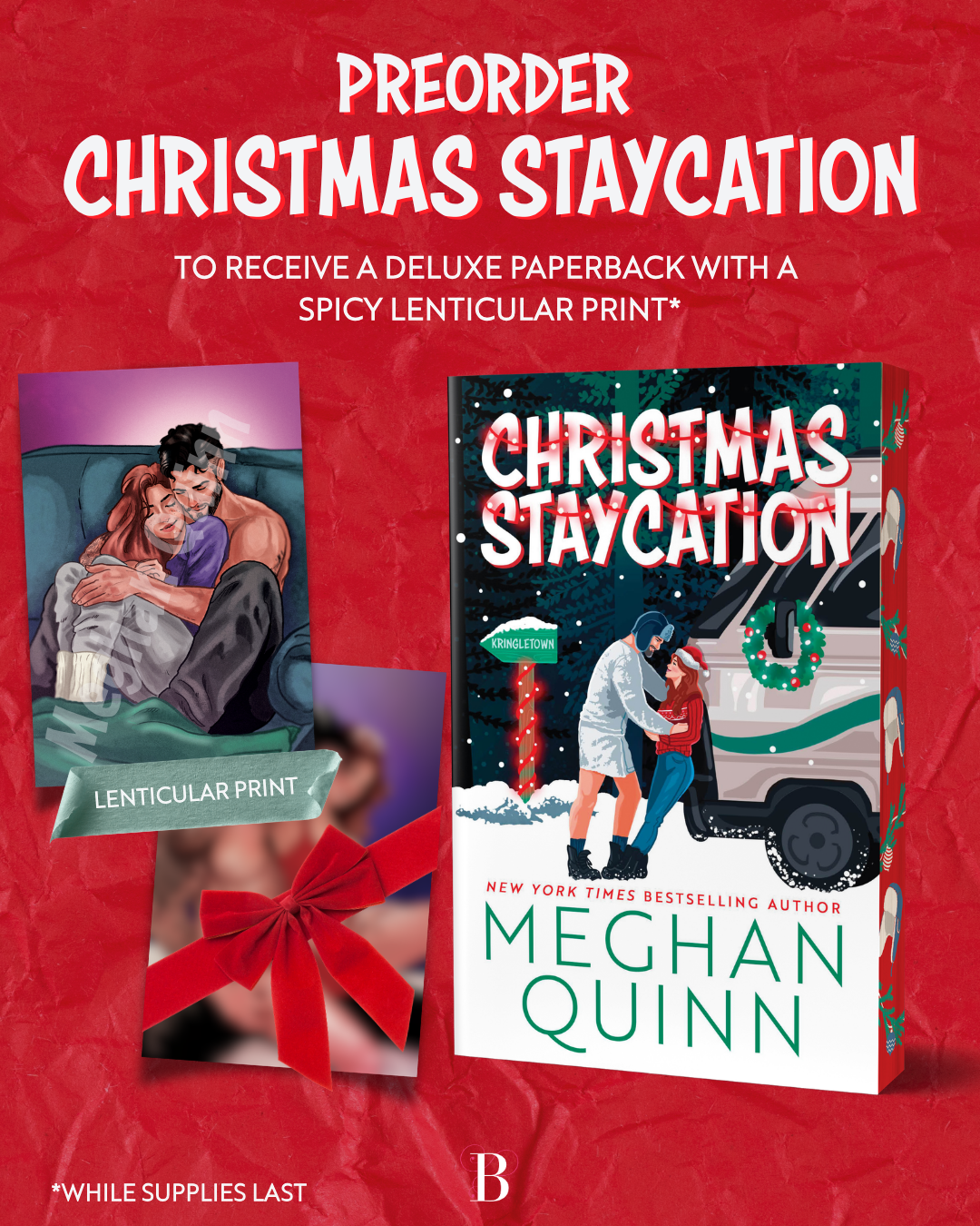 Preorder: Christmas Staycation by Meghan Quinn (Deluxe Edition): Out October 20, 2026