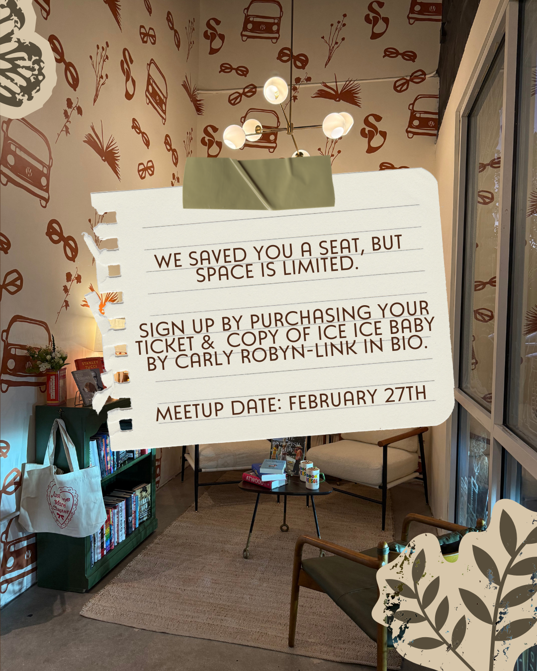 Mood Readers Book Club: Ice Ice Baby by Carly Robyn February 27th