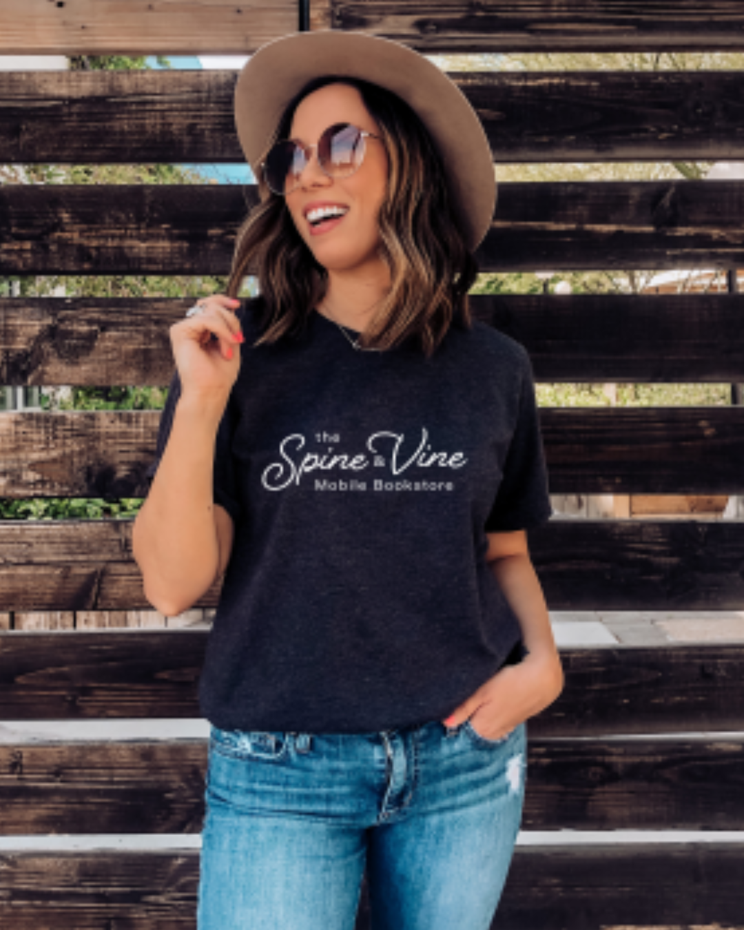 The Spine & Vine Mobile Bookstore T-Shirts