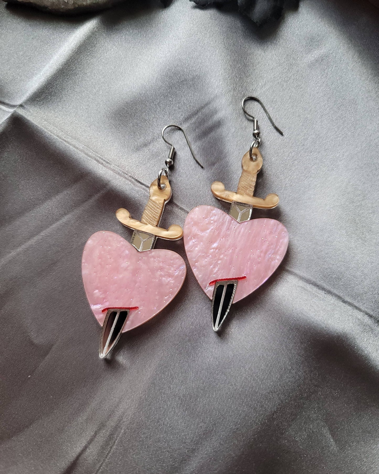 Pink Heart Daggers