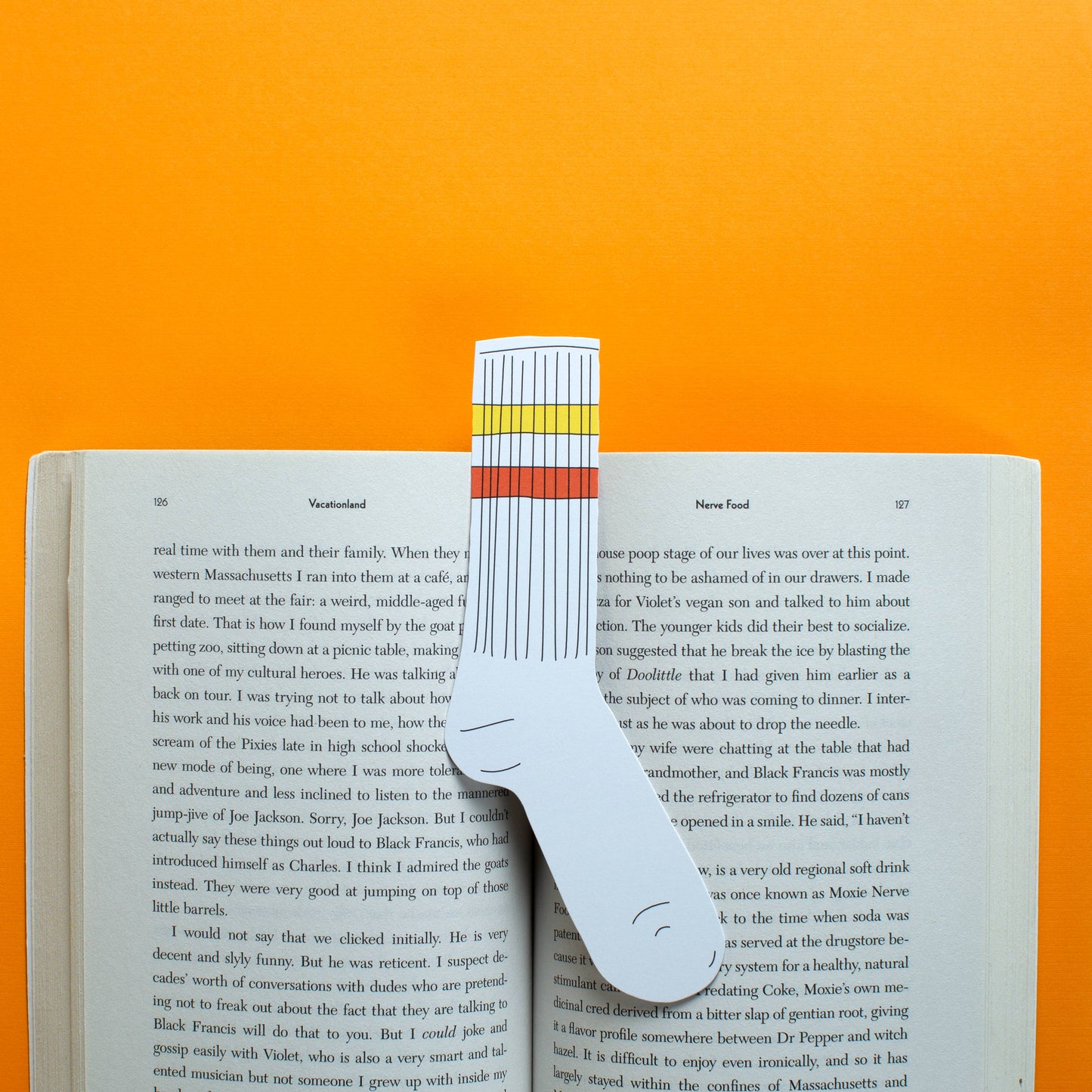 Sock Bookmark (it's die cut!)